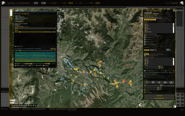 GrizEars Biologger Map